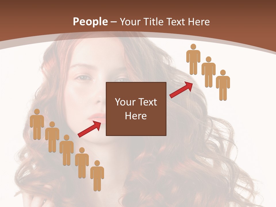 Portrait Makeup Attractive PowerPoint Template