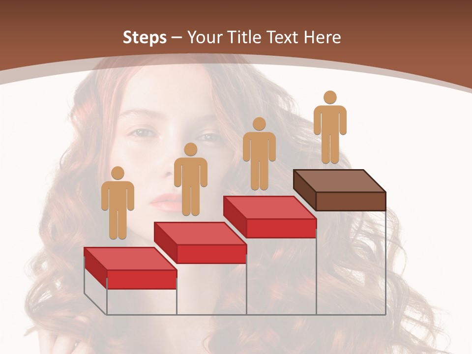 Portrait Makeup Attractive PowerPoint Template