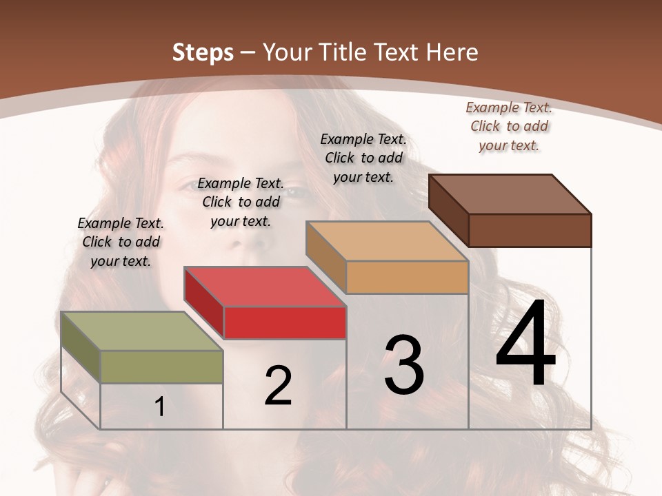 Portrait Makeup Attractive PowerPoint Template