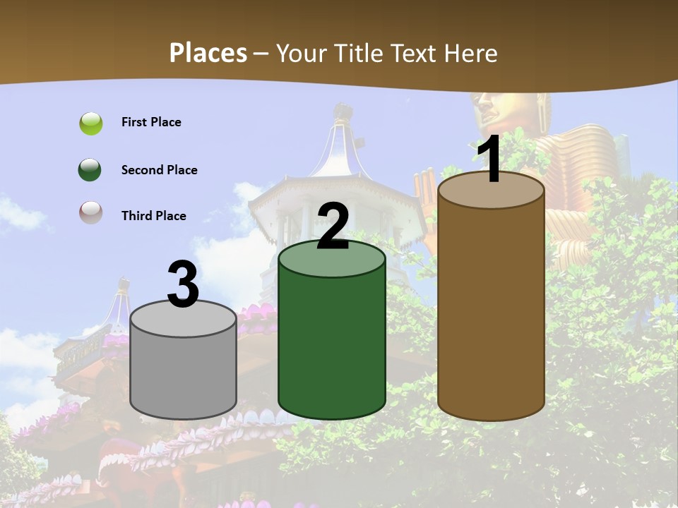 Capital Meditation Architecture PowerPoint Template