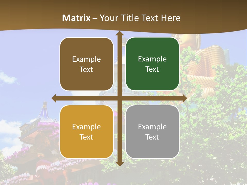 Capital Meditation Architecture PowerPoint Template