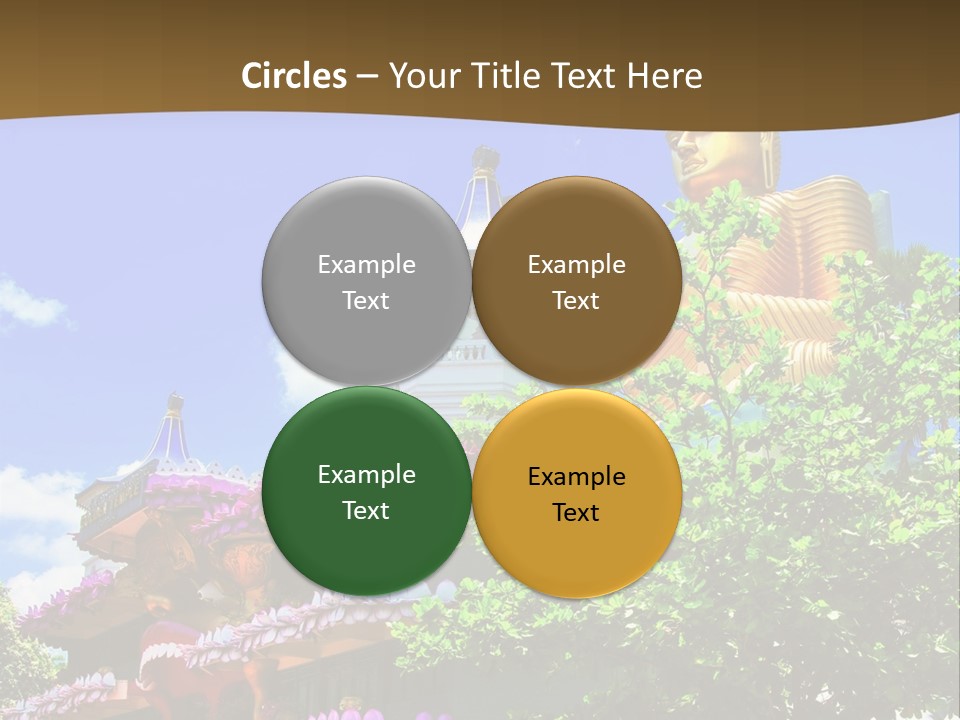Capital Meditation Architecture PowerPoint Template