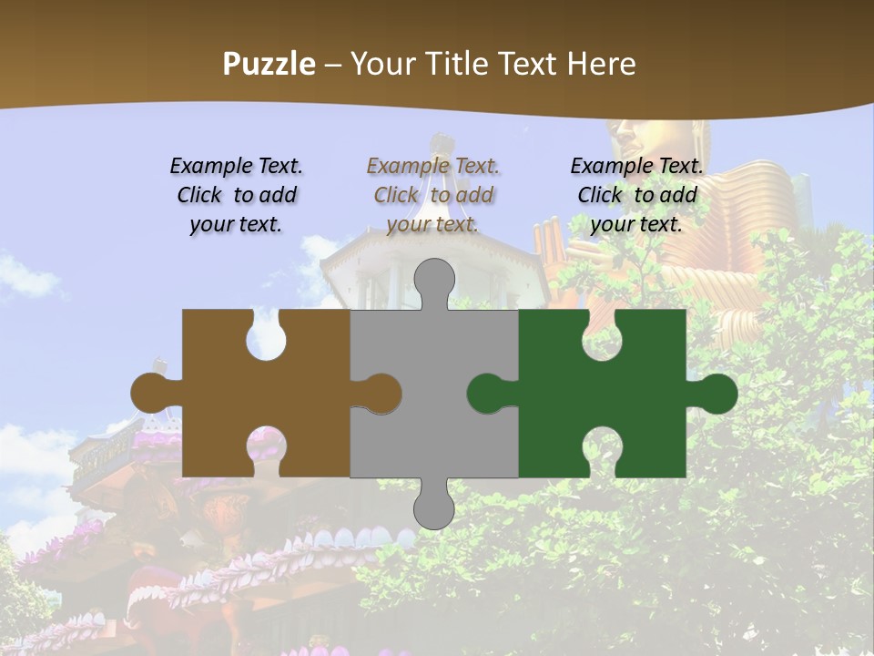 Capital Meditation Architecture PowerPoint Template