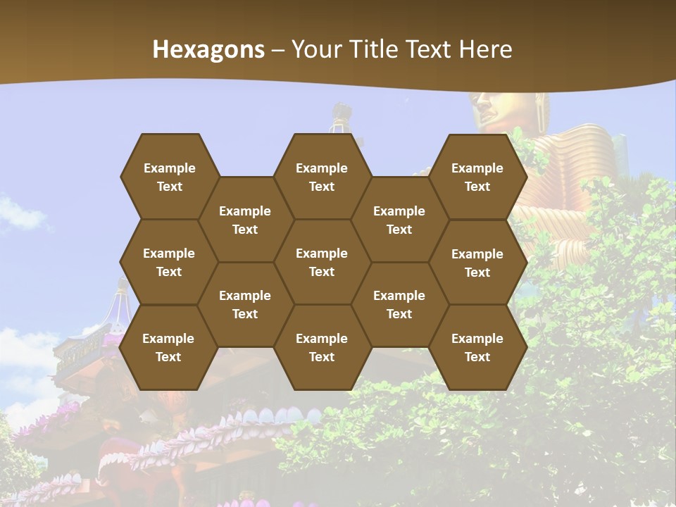 Capital Meditation Architecture PowerPoint Template