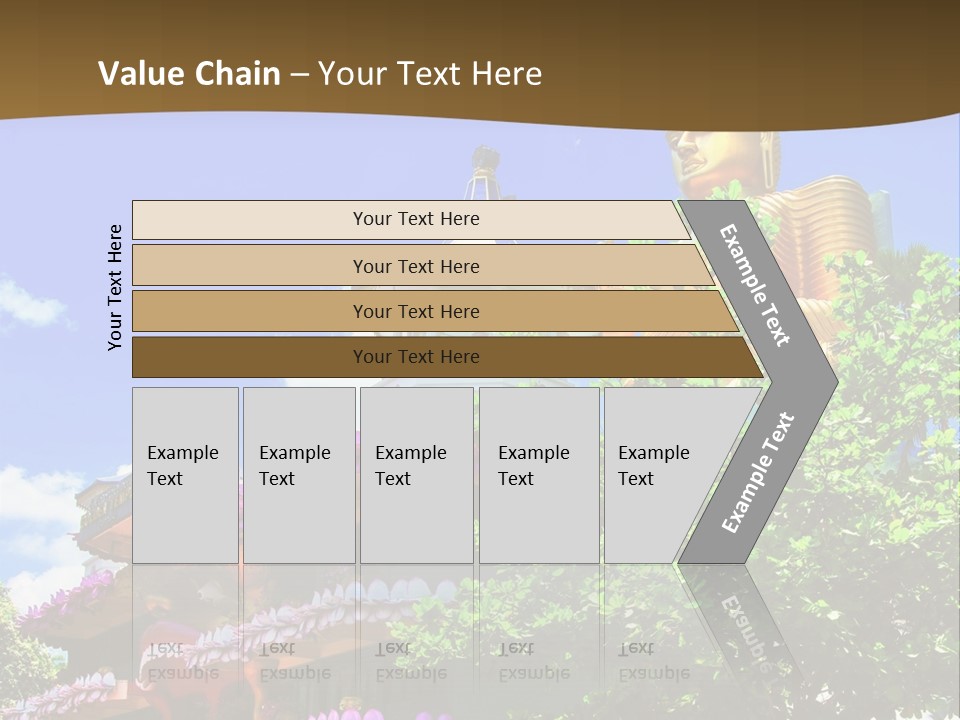 Capital Meditation Architecture PowerPoint Template