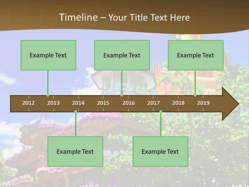 Capital Meditation Architecture PowerPoint Template