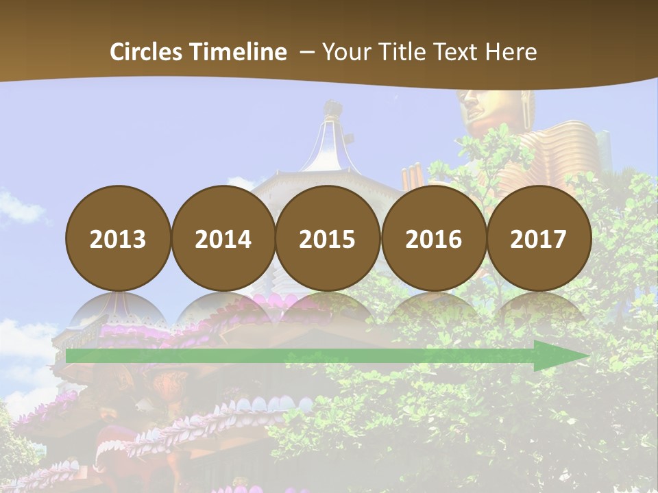 Capital Meditation Architecture PowerPoint Template