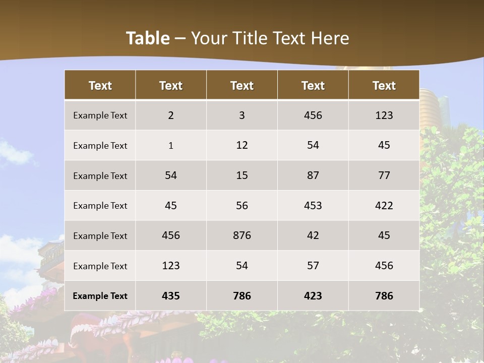 Capital Meditation Architecture PowerPoint Template