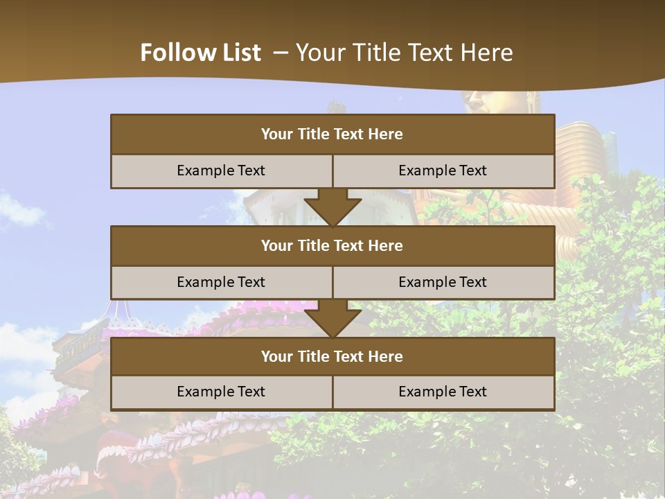 Capital Meditation Architecture PowerPoint Template