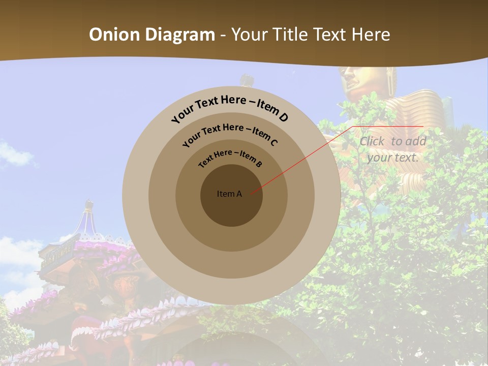 Capital Meditation Architecture PowerPoint Template