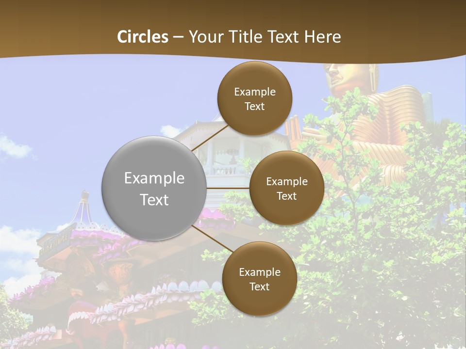 Capital Meditation Architecture PowerPoint Template