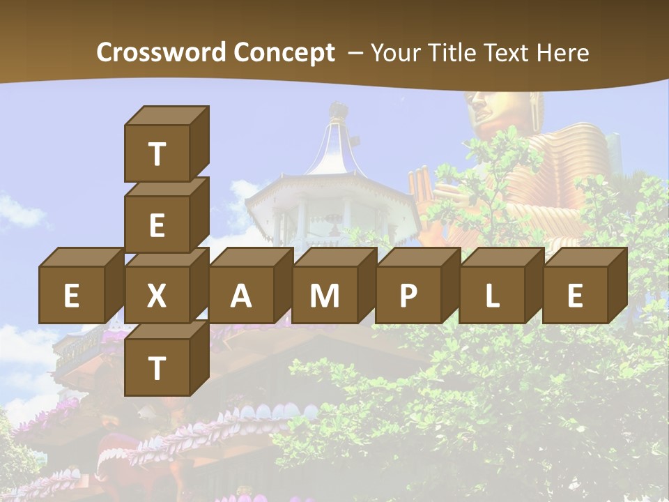 Capital Meditation Architecture PowerPoint Template