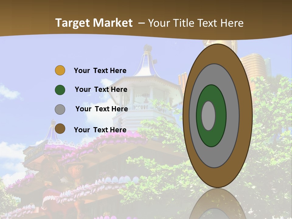 Capital Meditation Architecture PowerPoint Template