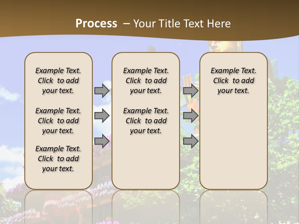 Capital Meditation Architecture PowerPoint Template