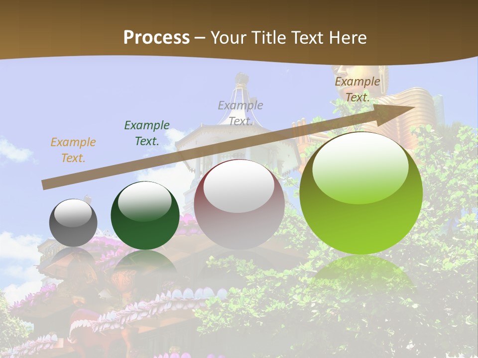 Capital Meditation Architecture PowerPoint Template