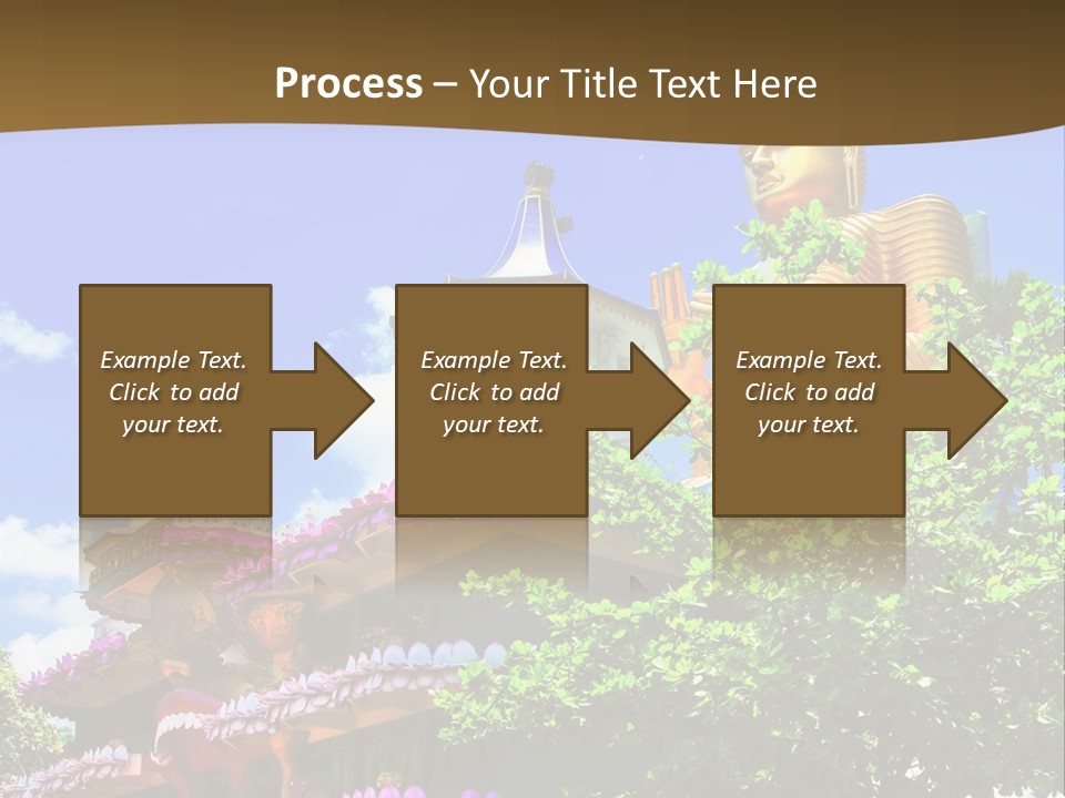 Capital Meditation Architecture PowerPoint Template