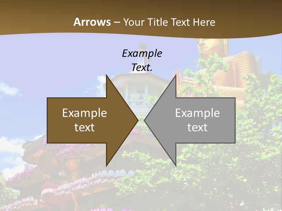 Capital Meditation Architecture PowerPoint Template