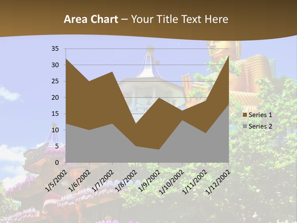 Capital Meditation Architecture PowerPoint Template