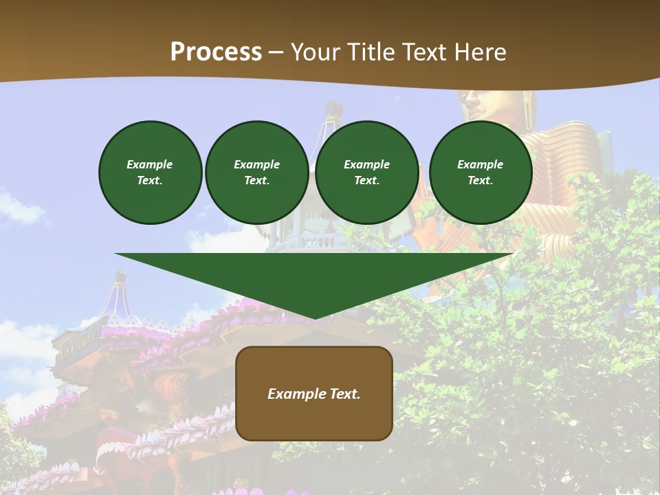 Capital Meditation Architecture PowerPoint Template