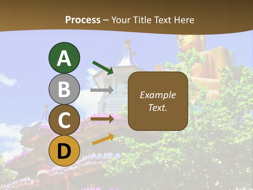 Capital Meditation Architecture PowerPoint Template