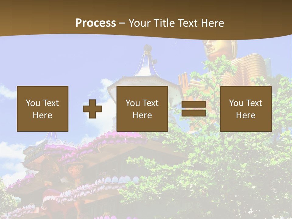 Capital Meditation Architecture PowerPoint Template