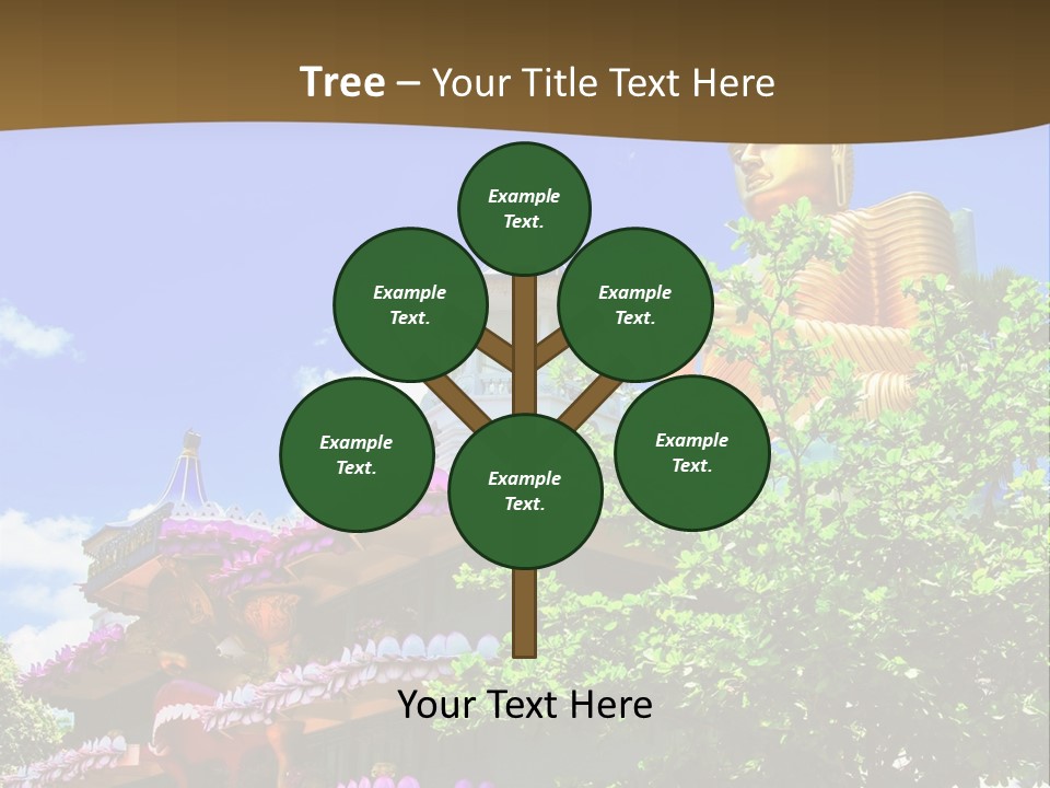 Capital Meditation Architecture PowerPoint Template