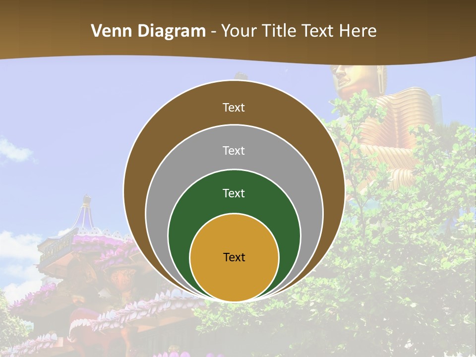 Capital Meditation Architecture PowerPoint Template