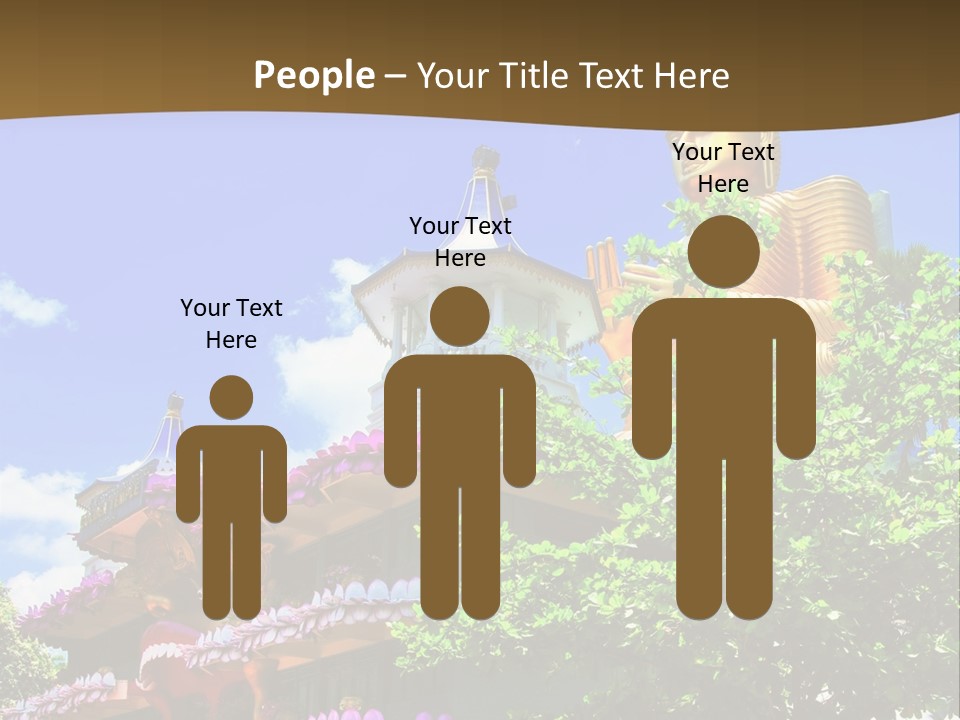 Capital Meditation Architecture PowerPoint Template