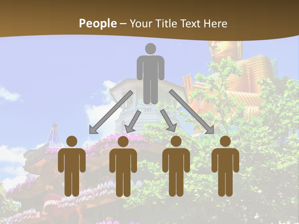 Capital Meditation Architecture PowerPoint Template