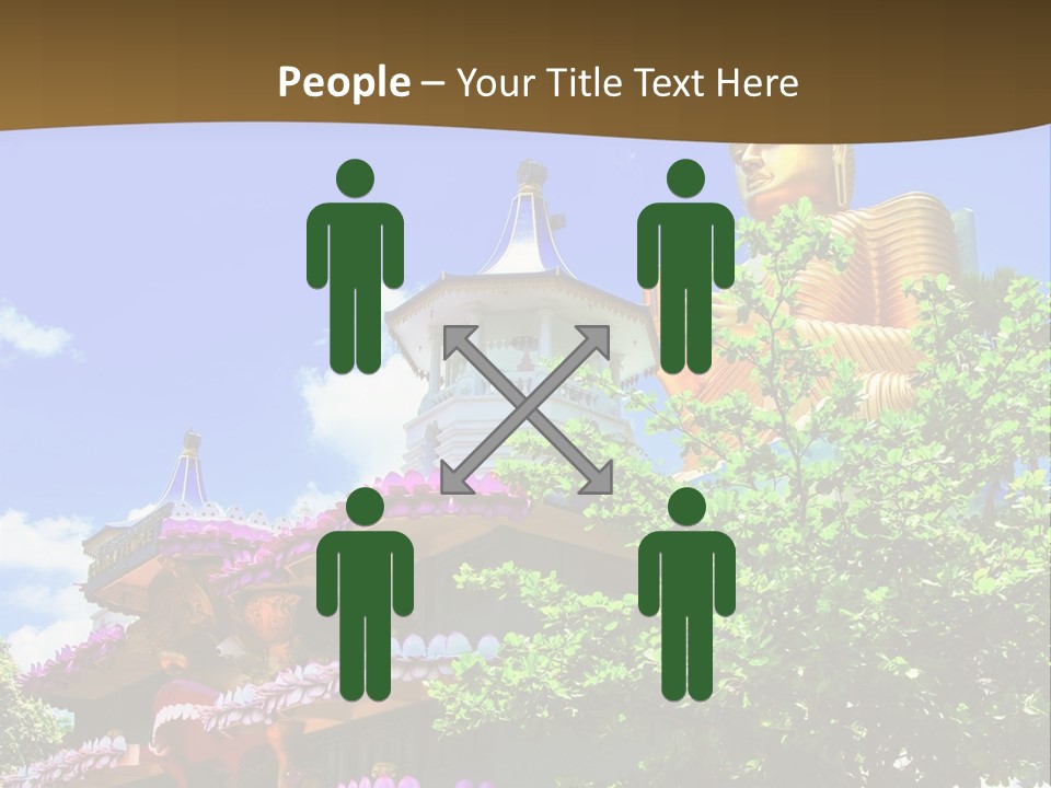 Capital Meditation Architecture PowerPoint Template