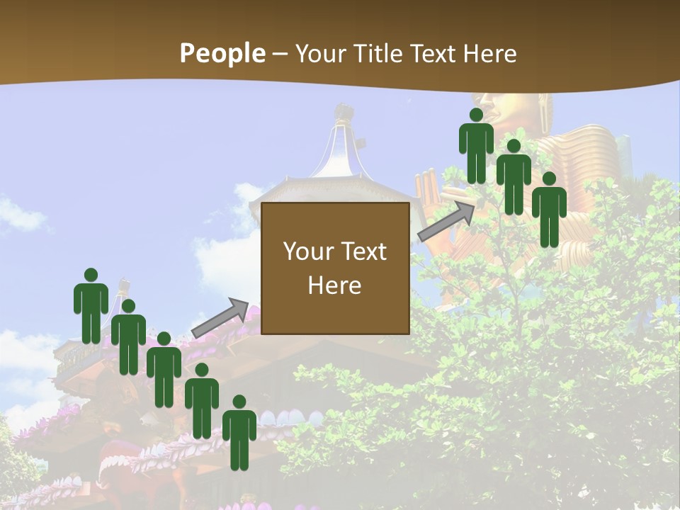 Capital Meditation Architecture PowerPoint Template