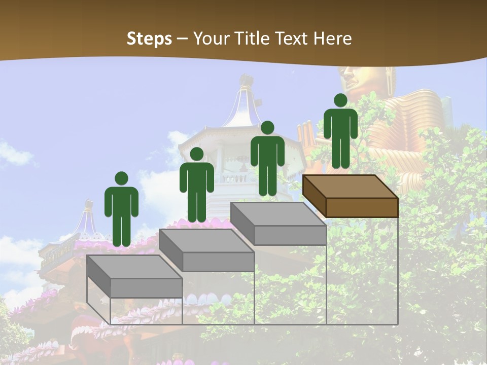 Capital Meditation Architecture PowerPoint Template