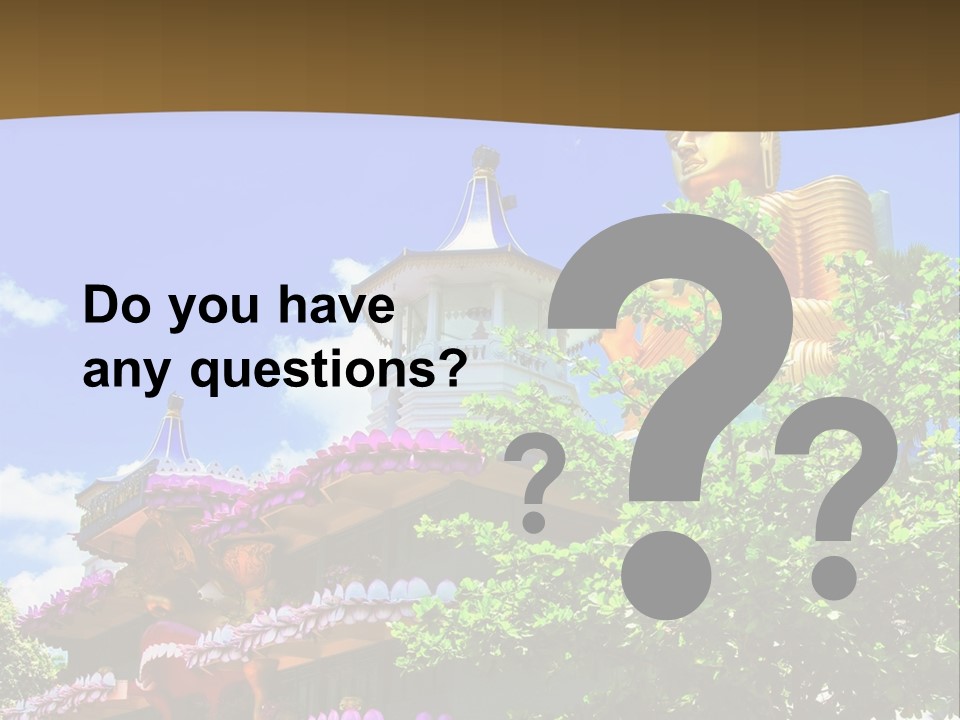 Capital Meditation Architecture PowerPoint Template