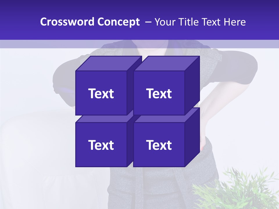 Backache Woman Lumbar PowerPoint Template