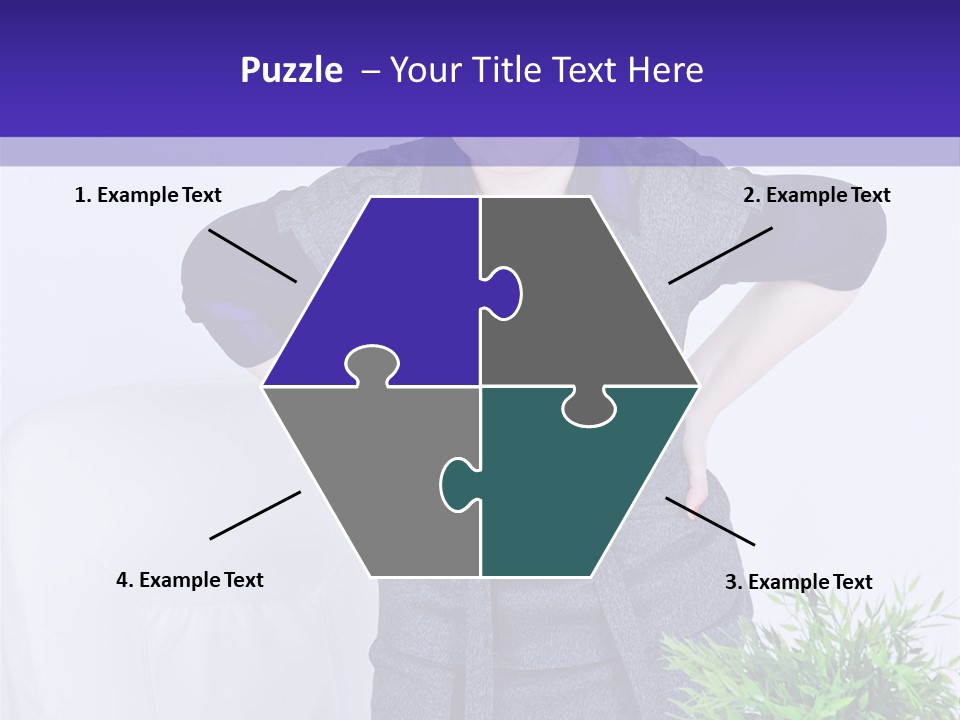 Backache Woman Lumbar PowerPoint Template