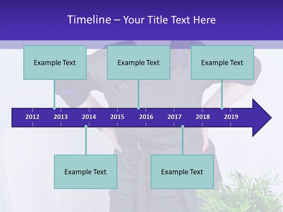 Backache Woman Lumbar PowerPoint Template