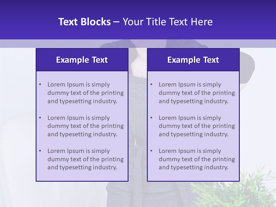 Backache Woman Lumbar PowerPoint Template