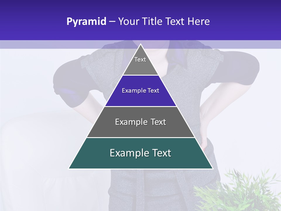 Backache Woman Lumbar PowerPoint Template