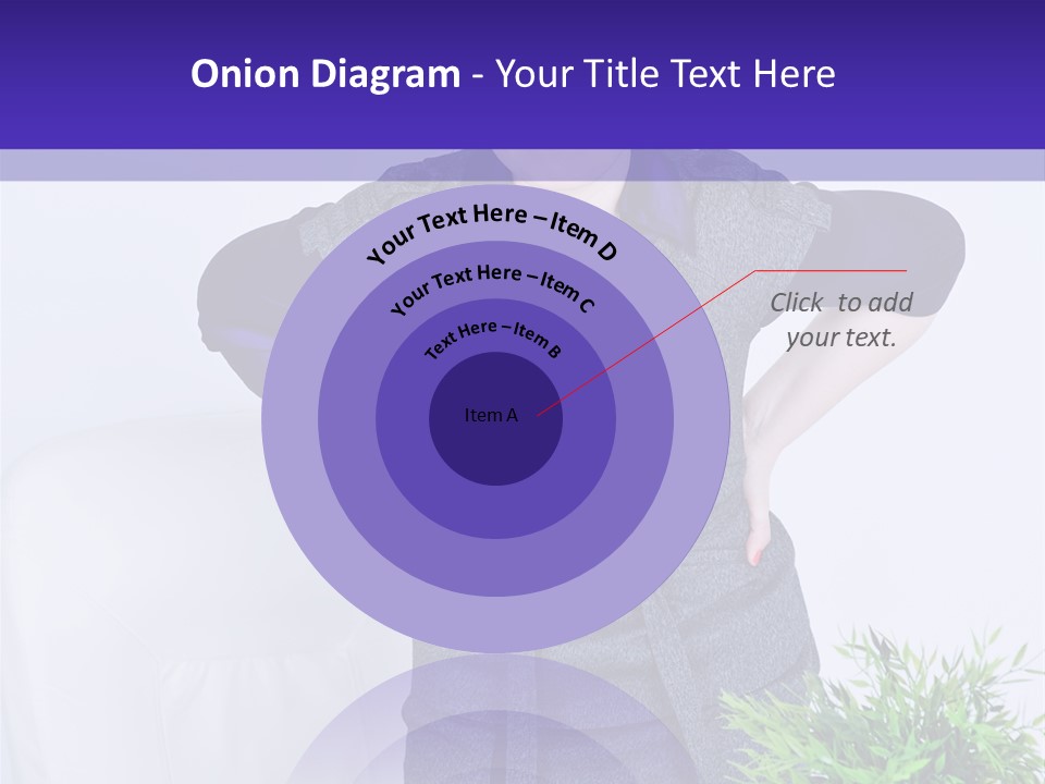 Backache Woman Lumbar PowerPoint Template