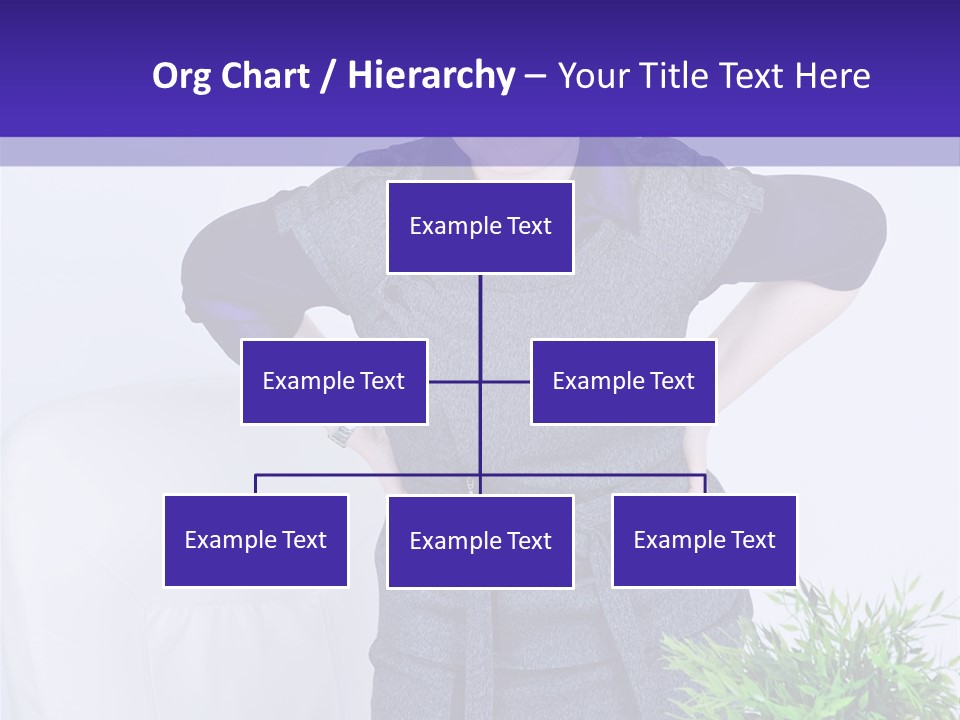 Backache Woman Lumbar PowerPoint Template