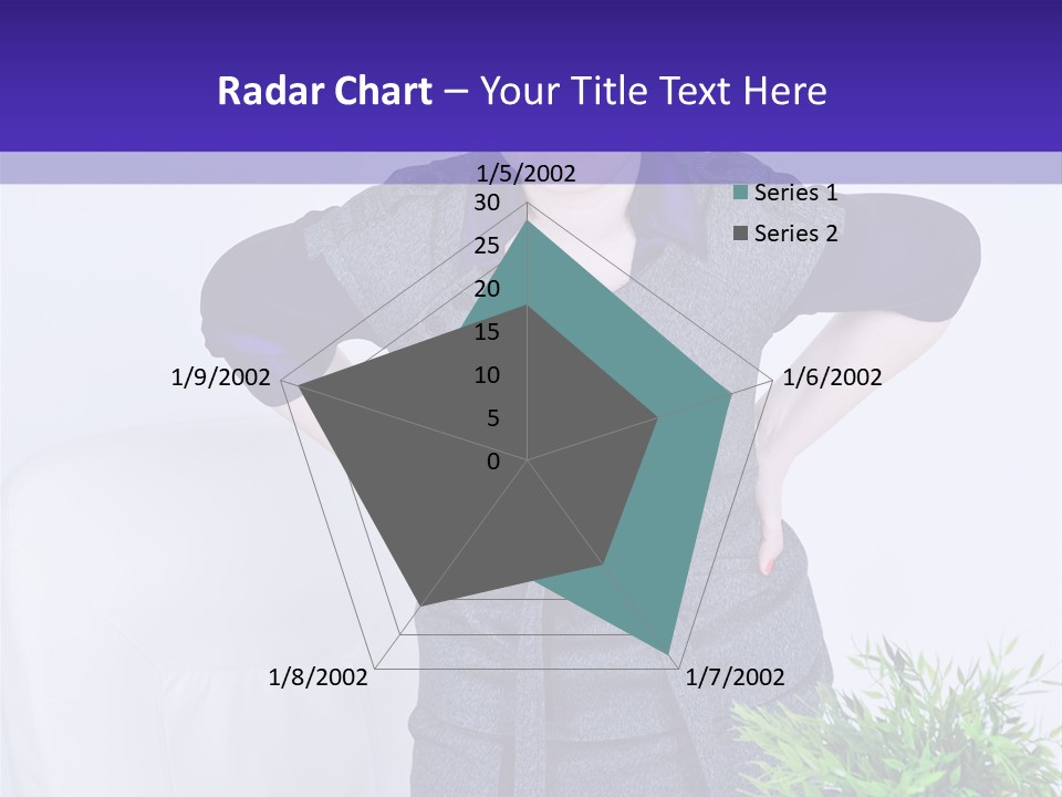 Backache Woman Lumbar PowerPoint Template