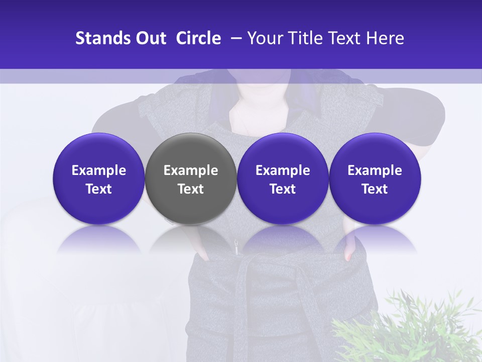 Backache Woman Lumbar PowerPoint Template