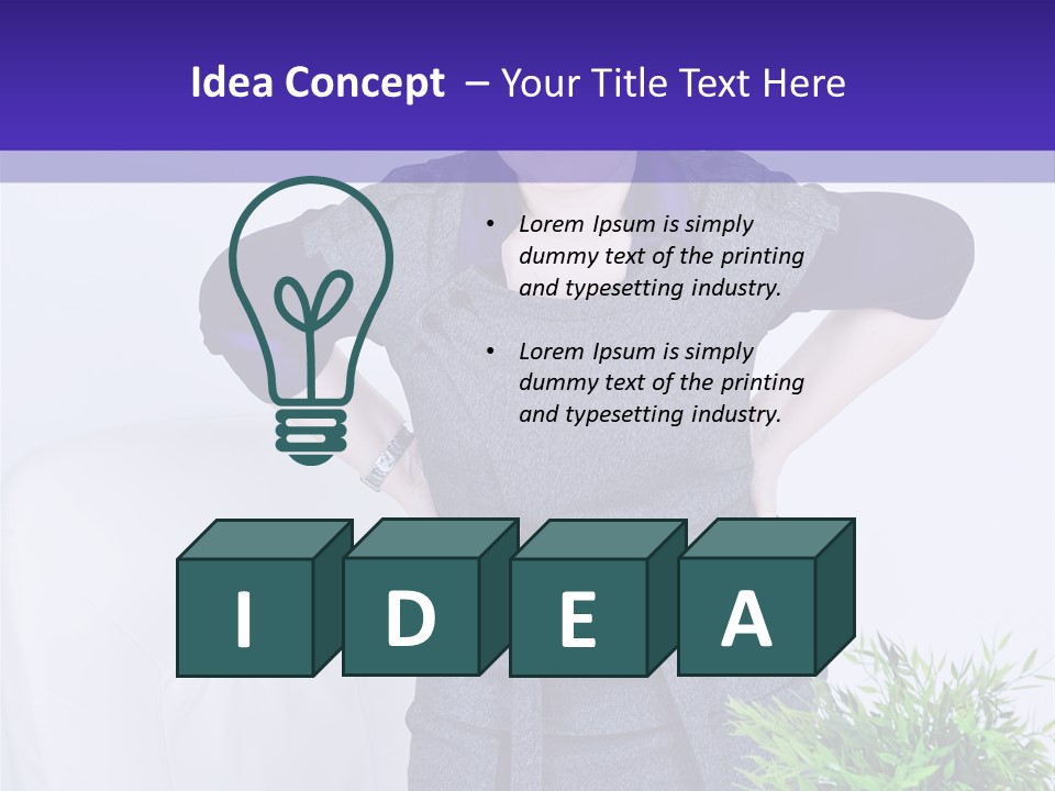 Backache Woman Lumbar PowerPoint Template