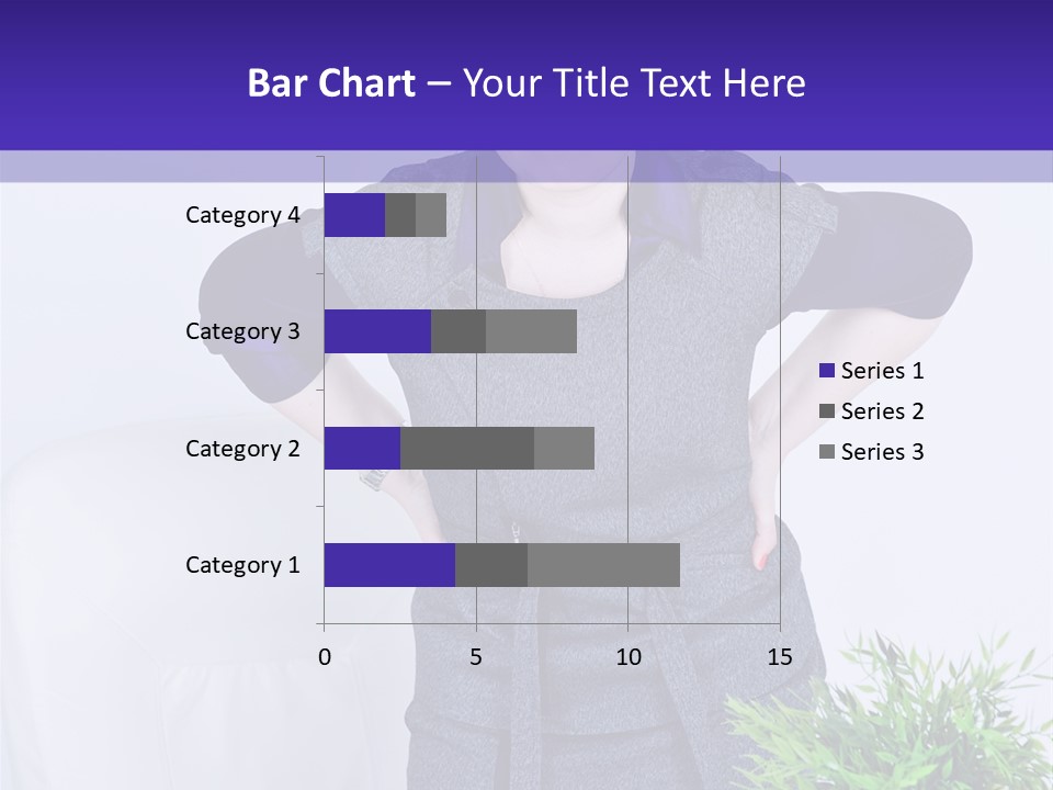 Backache Woman Lumbar PowerPoint Template