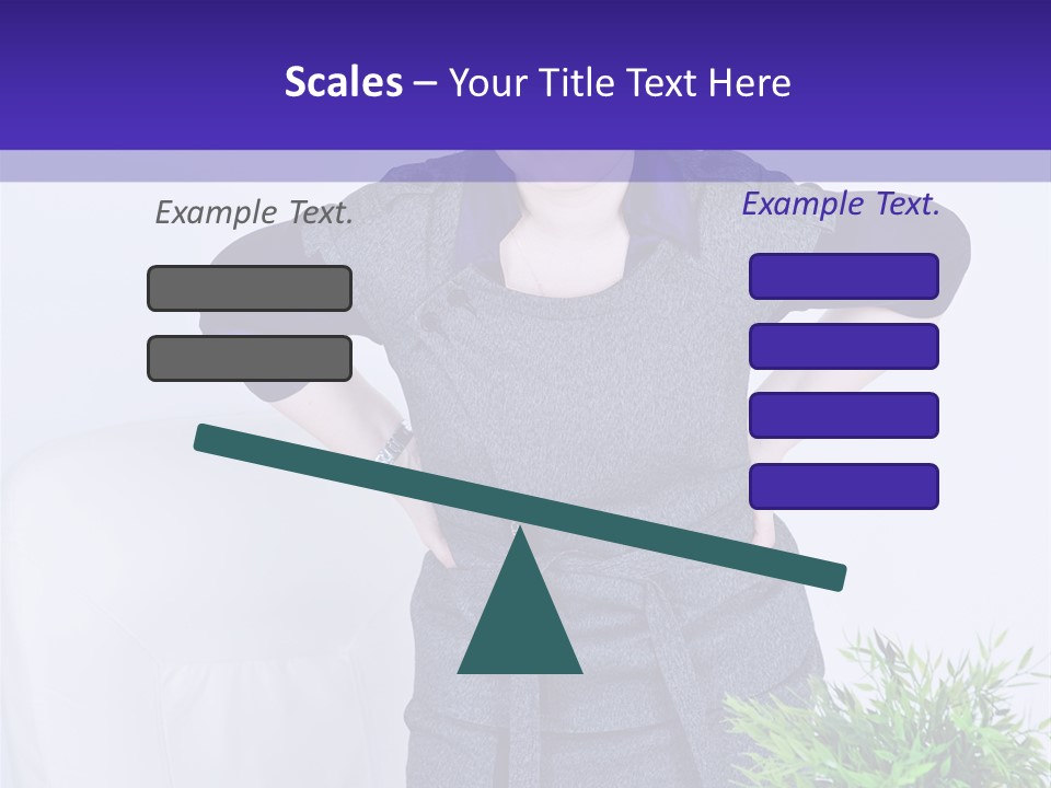 Backache Woman Lumbar PowerPoint Template