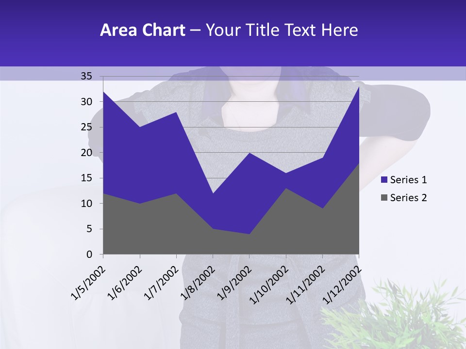 Backache Woman Lumbar PowerPoint Template