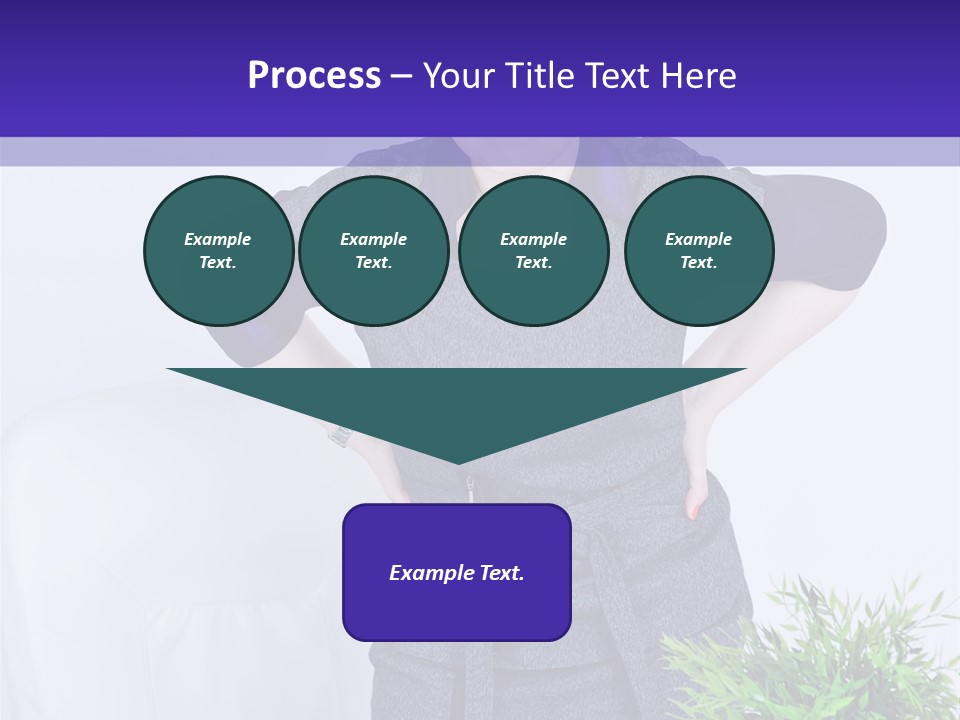 Backache Woman Lumbar PowerPoint Template