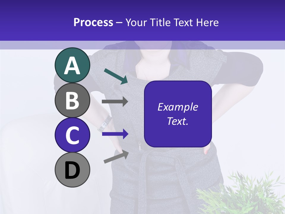 Backache Woman Lumbar PowerPoint Template