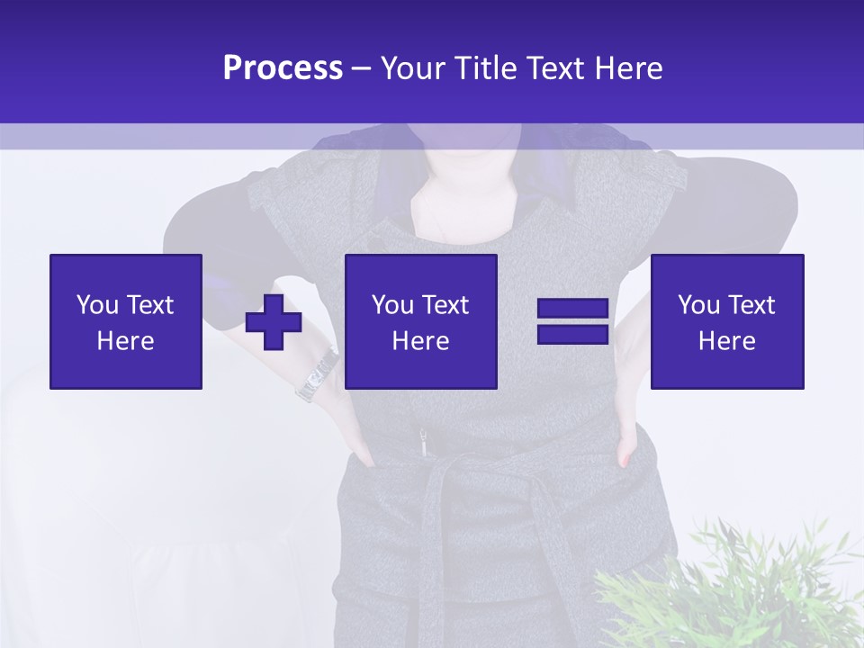 Backache Woman Lumbar PowerPoint Template