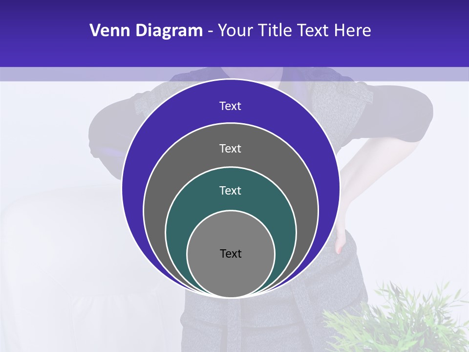 Backache Woman Lumbar PowerPoint Template